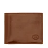Portafoglio Uomo con Portamonete con Zip THE BRIDGE In Pelle Marrone linea Story