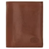 Portafoglio Uomo Verticale con Pattina e Portamonete THE BRIDGE In Pelle Marrone linea Story 01480001
