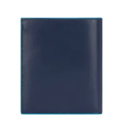 Portafoglio Uomo Verticale PIQUADRO in Pelle Blu Linea Blue Square- PU5962B2R