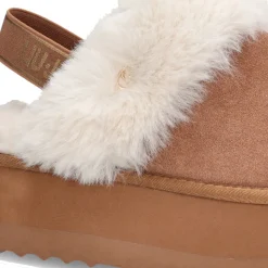 Sabot Platform Imbottiti LIU JO Jane 10 in Suede color Cognac