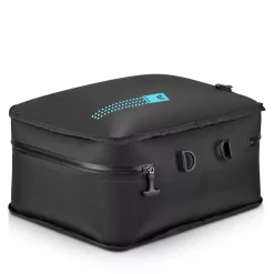 Sacca Sottovuoto per Zaino RONCATO linea Flatty in Tessuto Nero e Turchese