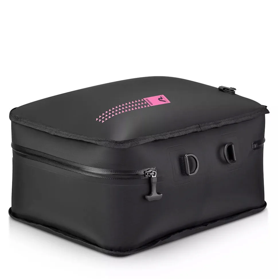 Sacca Sottovuoto per Zaino RONCATO linea Flatty in Tessuto Nero e Fucsia