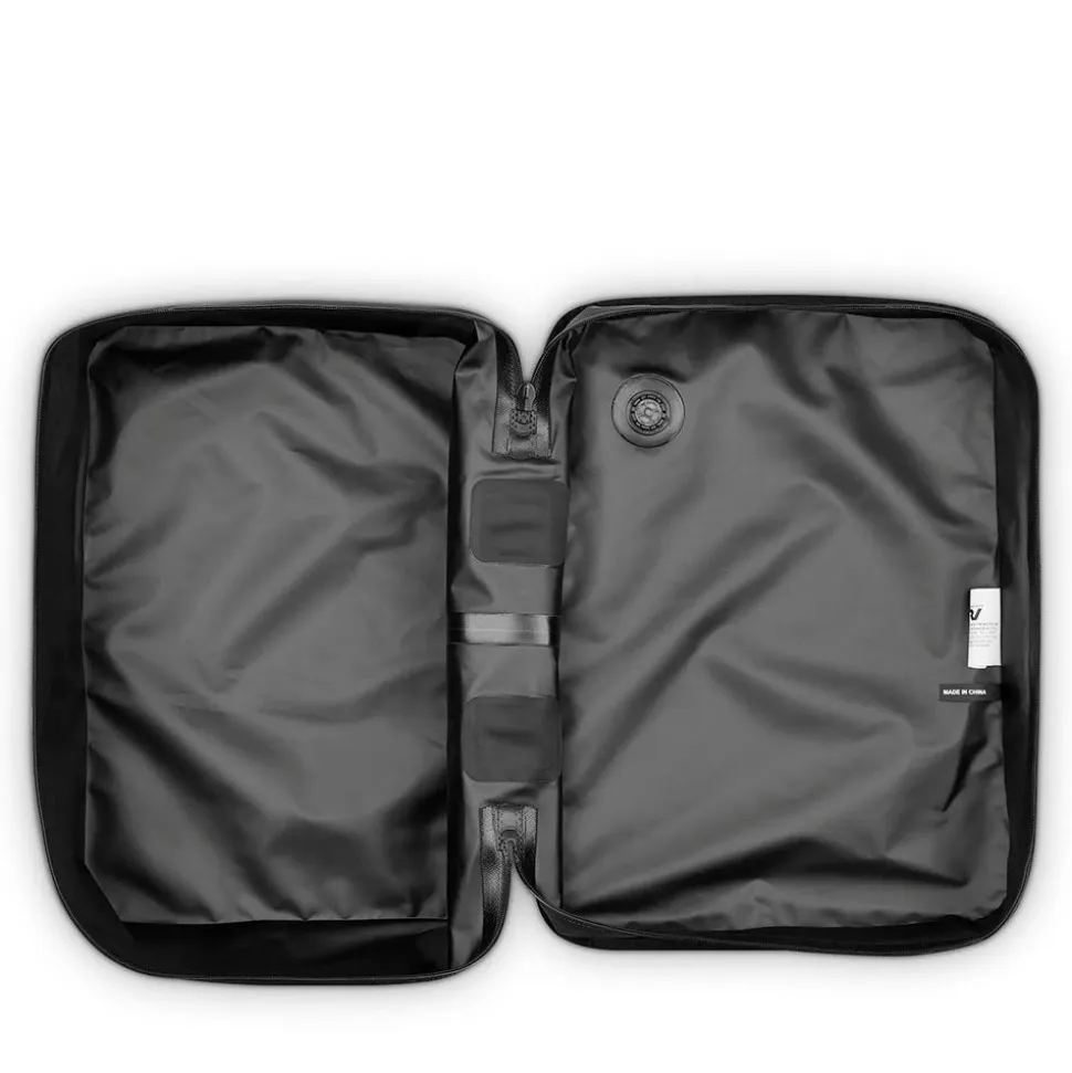 Sacca Sottovuoto per Zaino RONCATO linea Flatty in Tessuto Nero e Cyber Lime