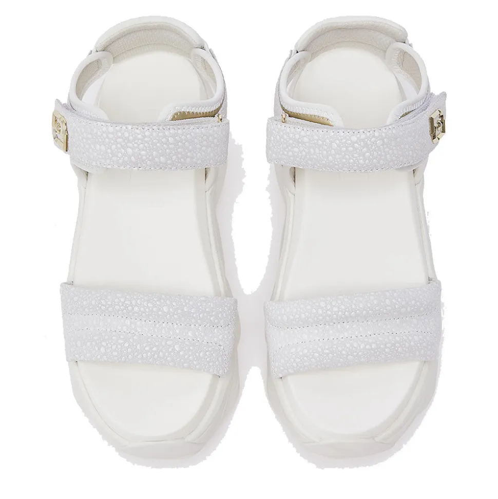 Sandali Chuncky Donna LIU JO Steffy Sandal 01 in Suede Bianco