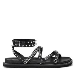 Sandali Donna CULT Roshelle 3886 in Pelle Colore Black con Borchie e Catene
