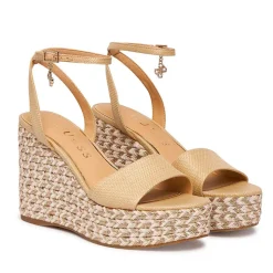 Sandali Donna GUESS con Zeppa Linea Everly Colore Natural