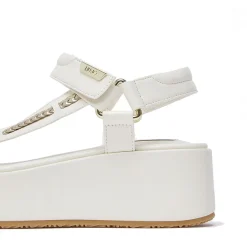 Sandali Platform Donna LIU JO Flo 05 in Vernice color Latte