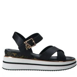 Sandali Platform PATRIZIA PEPE Girl linea Flyplat Sandal in Pelle Nera