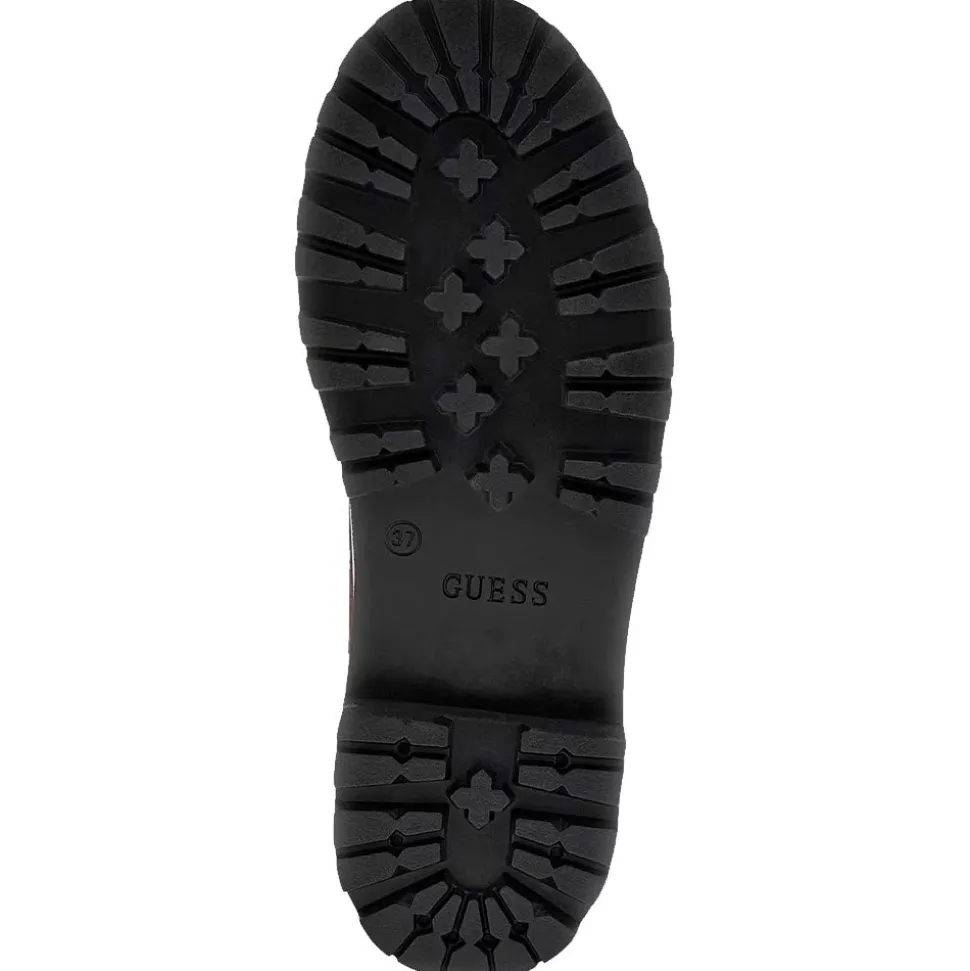 Scarpe Donna Anfibio GUESS in Pelle linea Bada Colore Nero