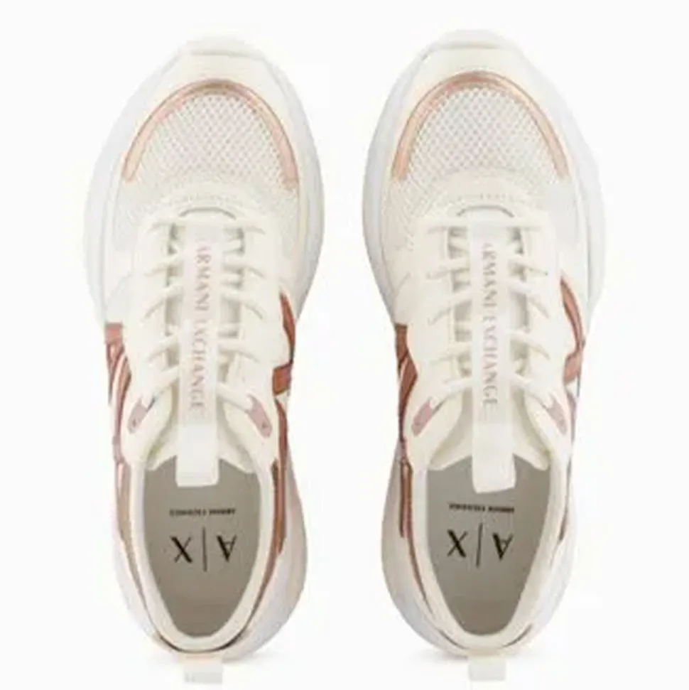 Scarpe Donna ARMANI EXCHANGE Sneakers Colore Off White - Rosè