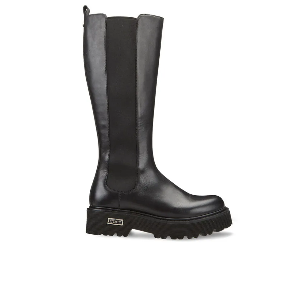 Scarpe Donna CULT Slash 331000 Stivali Alti in Pelle colore Nero