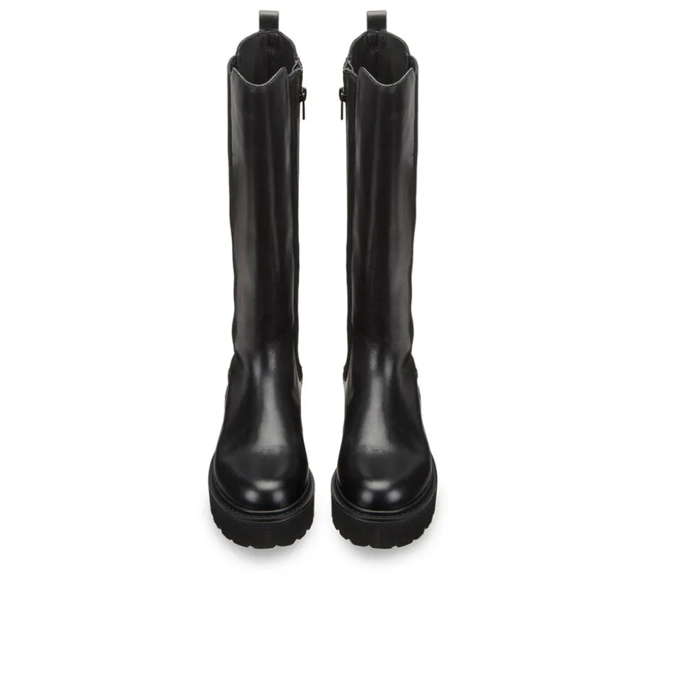 Scarpe Donna CULT Slash 331000 Stivali Alti in Pelle colore Nero