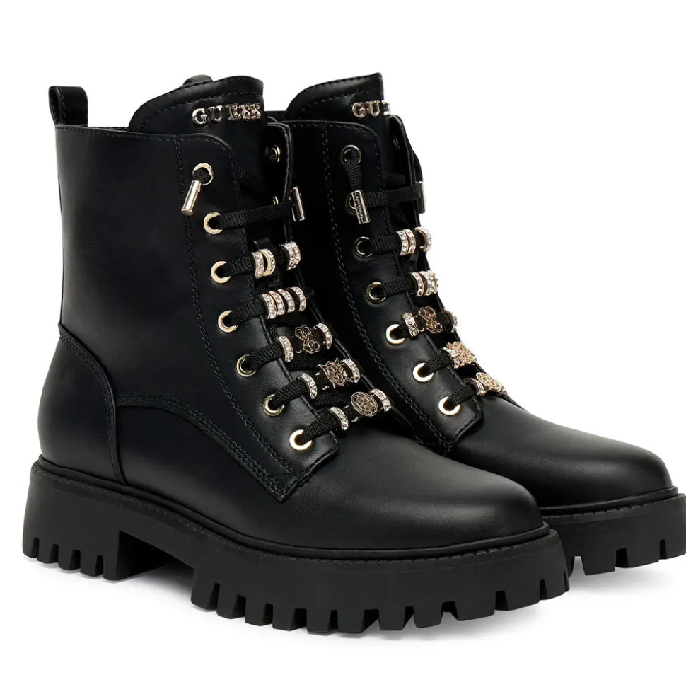 Scarpe Donna GUESS Anfibi linea Fionaa colore Nero