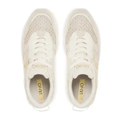Scarpe Donna LIU JO Steffy 01 Sneakers Chuncky in Suede e Glitter color Latte