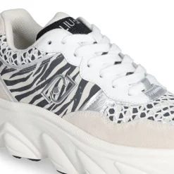Scarpe Donna LIU JO Steffy 01 Sneakers Chuncky in Suede stampa Zebra