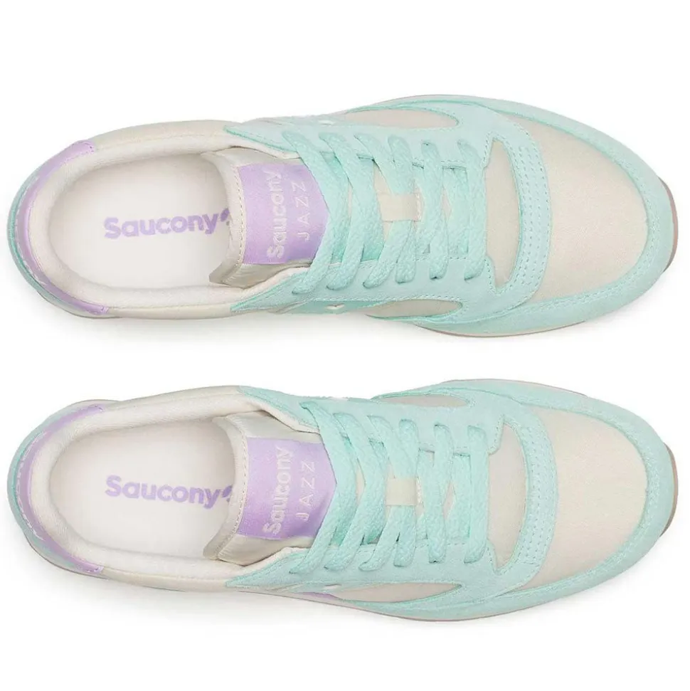 Scarpe Donna Saucony Sneakers Jazz Original Aqua - Tofu