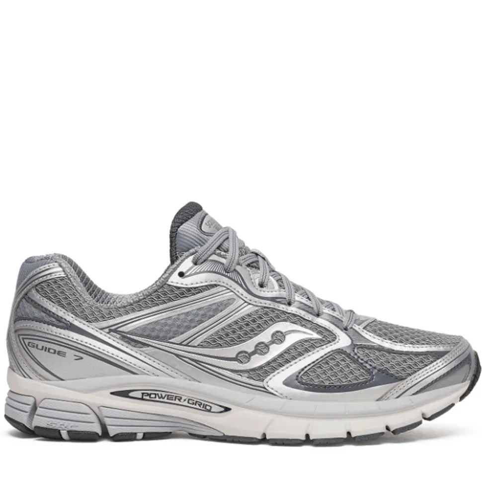 Scarpe Donna Saucony Sneakers Progrid Guide 7 Colore Grey - Silver