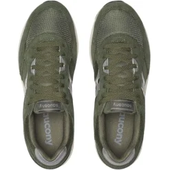 Scarpe Uomo Saucony Sneakers Eclipse Green - Grey