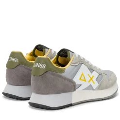 Scarpe Uomo Sun68 Sneakers Jaki 2.0 Solid Grigio Chiaro - Z36115