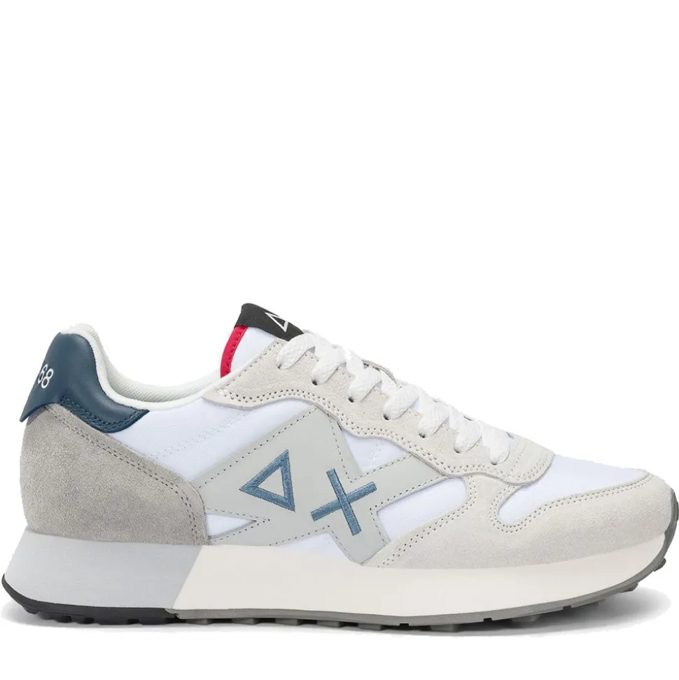 Scarpe Uomo Sun68 Sneakers Jaki 2.0 Solid Bianco - Z36115