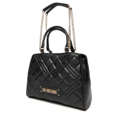 Shopping Bag a Mano Trapuntata LOVE MOSCHINO linea Quilted colore Nero