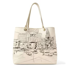 Shopping Bag BRACCIALINI linea Cartoline stampa Las Vegas