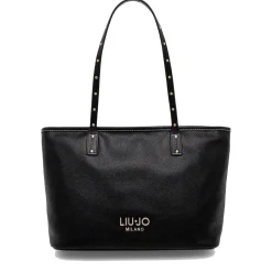 Shopping Bag Donna LIU JO Better effetto Bottalato Nero