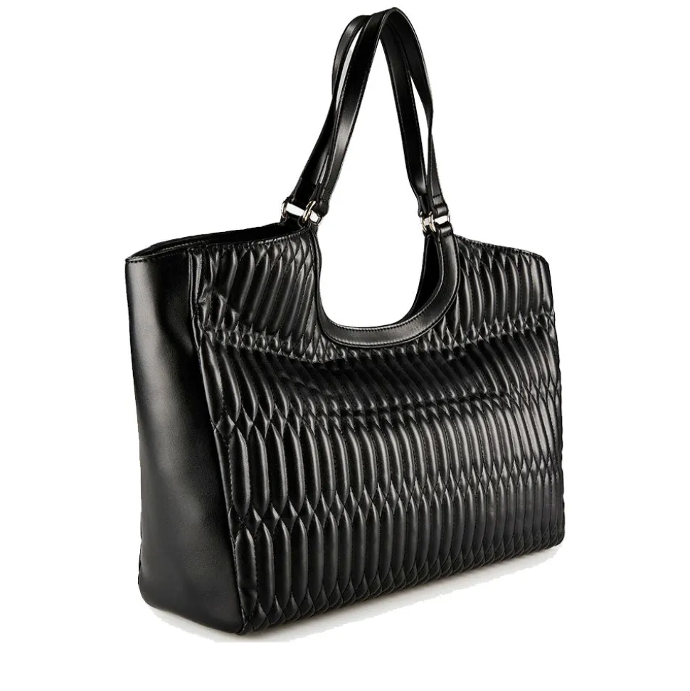 Shopping Bag Donna LOVE MOSCHINO linea Bubby Love in Ecopelle Nera