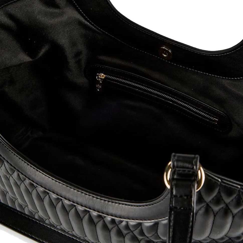 Shopping Bag Donna LOVE MOSCHINO linea Bubby Love in Ecopelle Nera