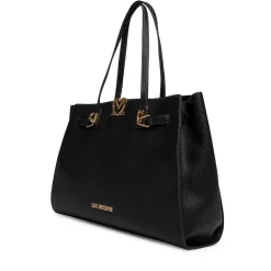 Shopping Bag Donna LOVE MOSCHINO linea Soft Sculpt Nera