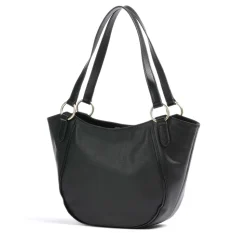Shopping Bag Donna Media THE BRIDGE linea Domitilla in Pelle Nera