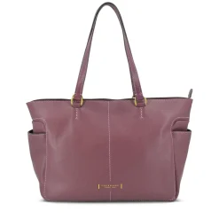 Shopping Bag Donna THE BRIDGE linea Letizia in Pelle Viola Orchidea