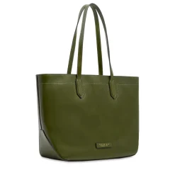Shopping Bag Donna THE BRIDGE linea Larissa in Pelle Verde Maggiorana