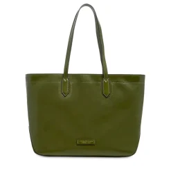 Shopping Bag Donna THE BRIDGE linea Larissa in Pelle Verde Maggiorana