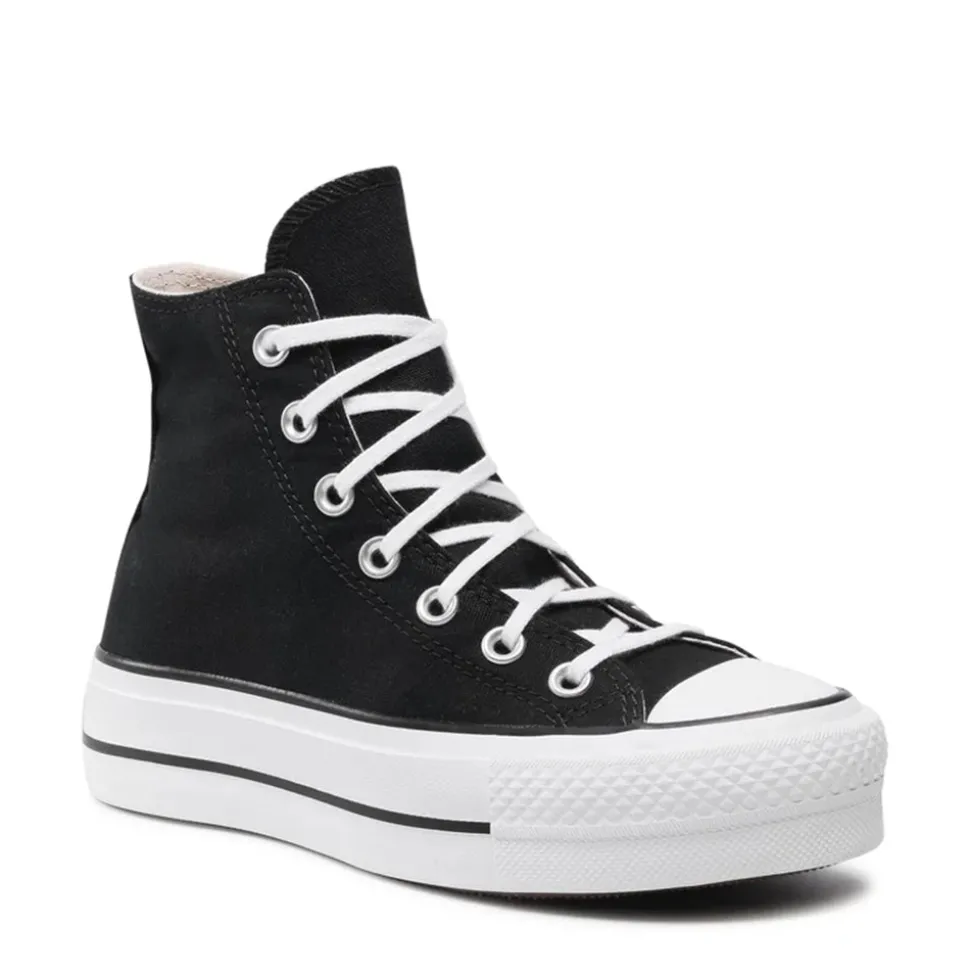 Sneakers Alte Platform CONVERSE Chuck Taylor All Star in Canvas Nera