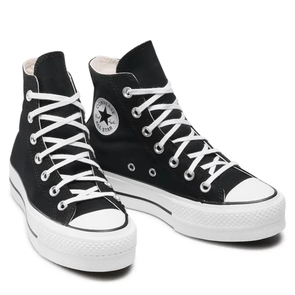 Sneakers Alte Platform CONVERSE Chuck Taylor All Star in Canvas Nera