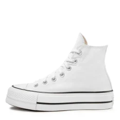 Sneakers Alte Platform CONVERSE Chuck Taylor All Star in Canvas Bianca
