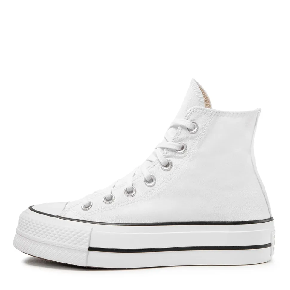 Sneakers Alte Platform CONVERSE Chuck Taylor All Star in Canvas Bianca