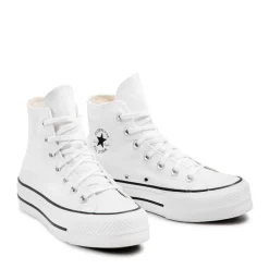 Sneakers Alte Platform CONVERSE Chuck Taylor All Star in Canvas Bianca