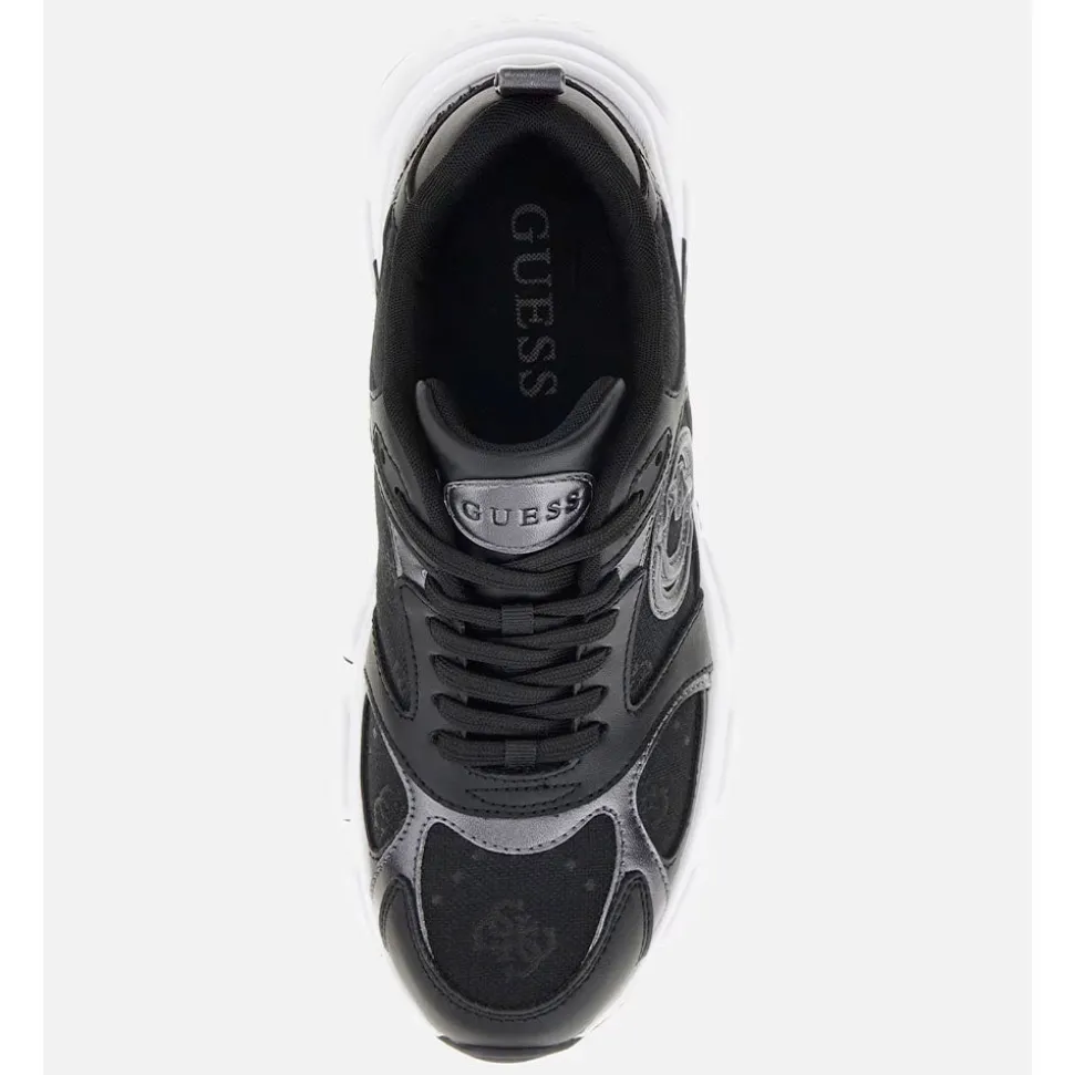Sneakers Donna GUESS Colore Black - Pewter Linea Ibitha