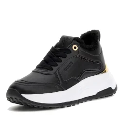 Sneakers Donna GUESS con Inserto in Pelliccia Colore Nero Linea Farrea
