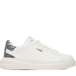 Sneakers Donna GUESS in Pelle Colore White - Silver Linea Elbina10