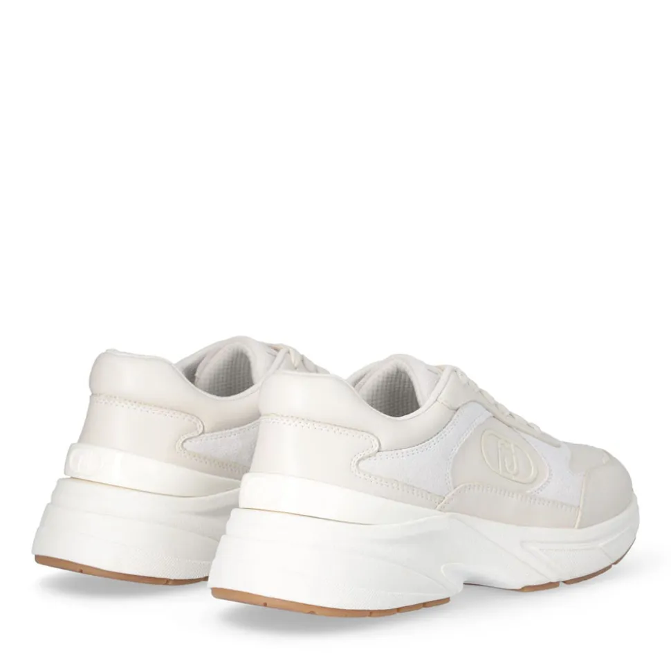 Sneakers Donna LIU JO LJ01 01 in Pelle color Latte