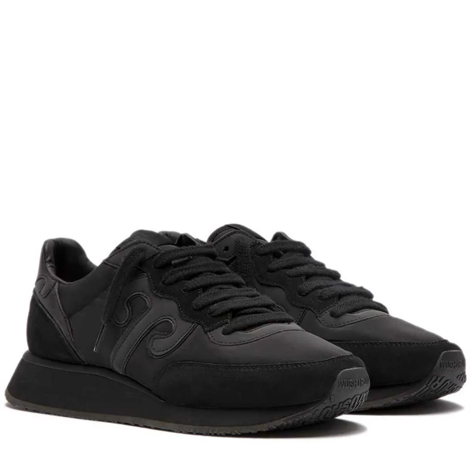 Sneakers Donna WUSHU RUYI Master 665 in Nylon e Suede Dark Night
