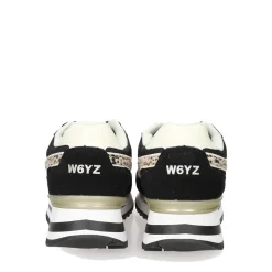 Sneakers Donna W6YZ Yak-W. in Tessuto Tecnico e Suede colore Black Bone