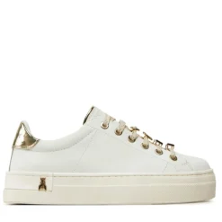 Sneakers PATRIZIA PEPE Girl linea Fly Sneakers in Pelle Bianca con Applicazioni Gioiello