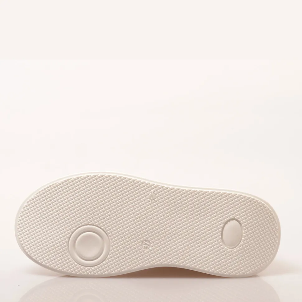Sneakers Platform 1A Classe Alviero Martini linea Geo Mirage in Tessuto Gommato Bianco 1203