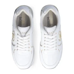 Sneakers Super Platform Donna LIU JO Maxi Wonder Plus 01 in Pelle Bianca