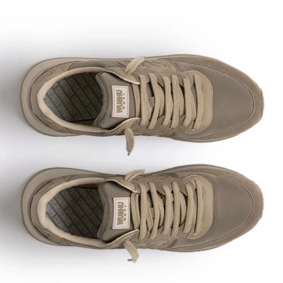 Sneakers Uomo WUSHU RUYI Master 664 in Nylon e Suede Army Birch