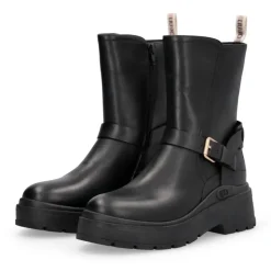 Stivaletti Donna LIU JO Andrea 03 in Pelle Nera con Dettagli Bold